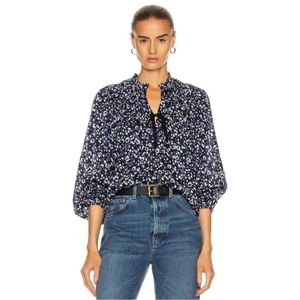 Ulla Johnson Amina gathered cotton blouse - size XS